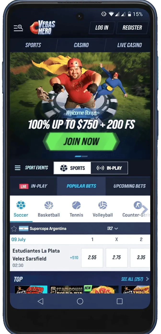 vegas hero casino app